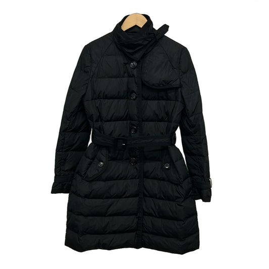 Moncler Down Coat 2 M Heleine Black Long Sleeve Winter