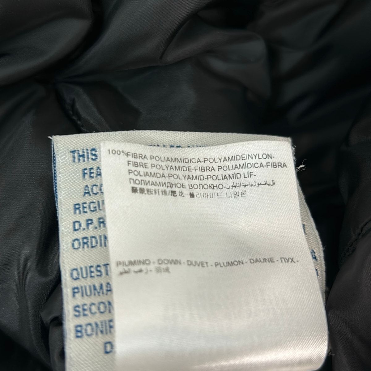 Moncler Down Coat 2 M Heleine Black Long Sleeve Winter — view 6