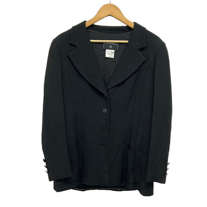 Chanel Jacket 46 XL Black
