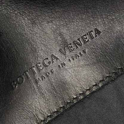 Bottega Veneta Shoulder Bag Intrecciato Black Leather — view 8