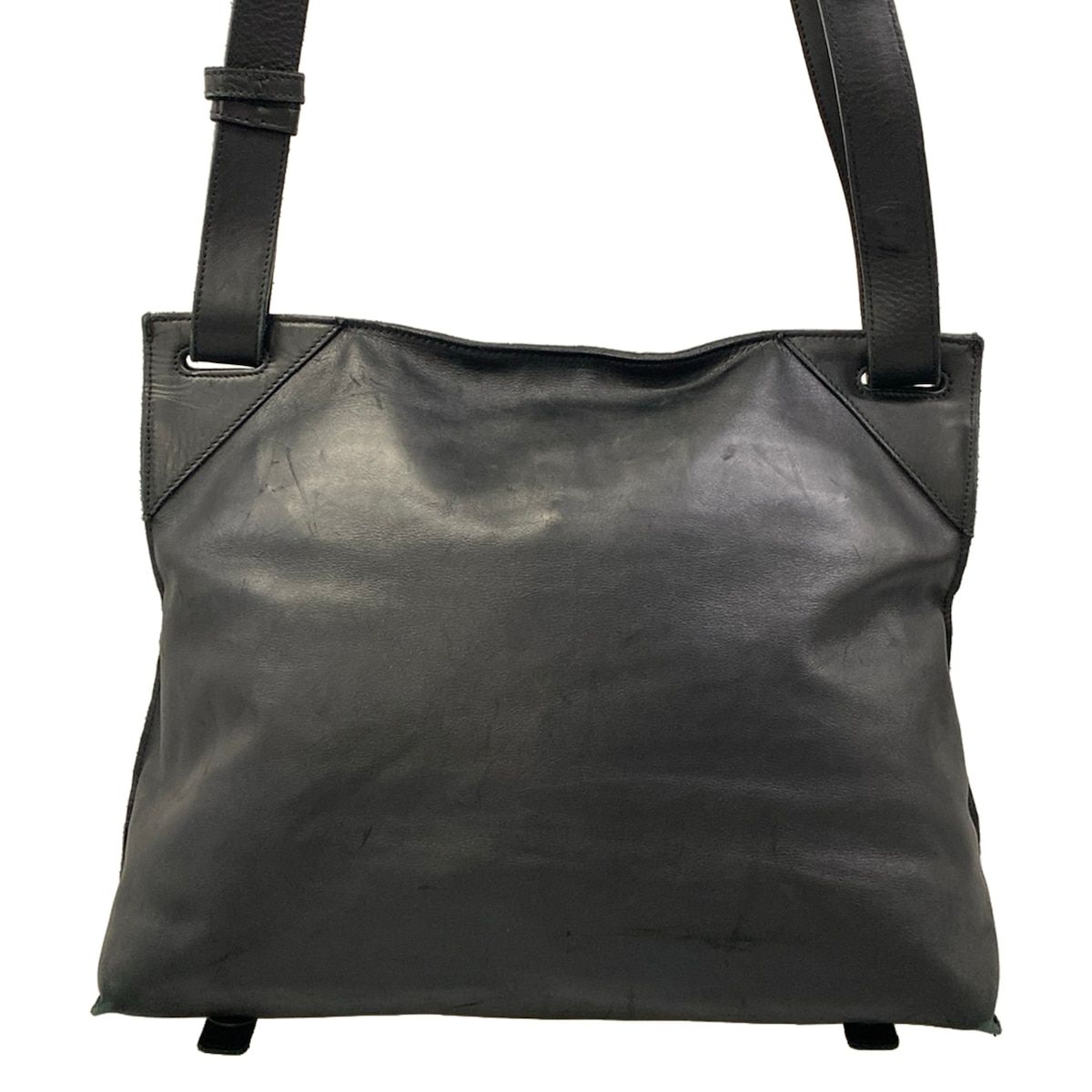 Bottega Veneta Shoulder Bag Intrecciato Black Leather — view 3