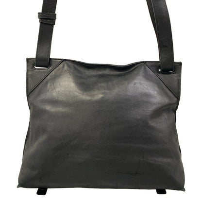 Bottega Veneta Shoulder Bag Intrecciato Black Leather — view 3