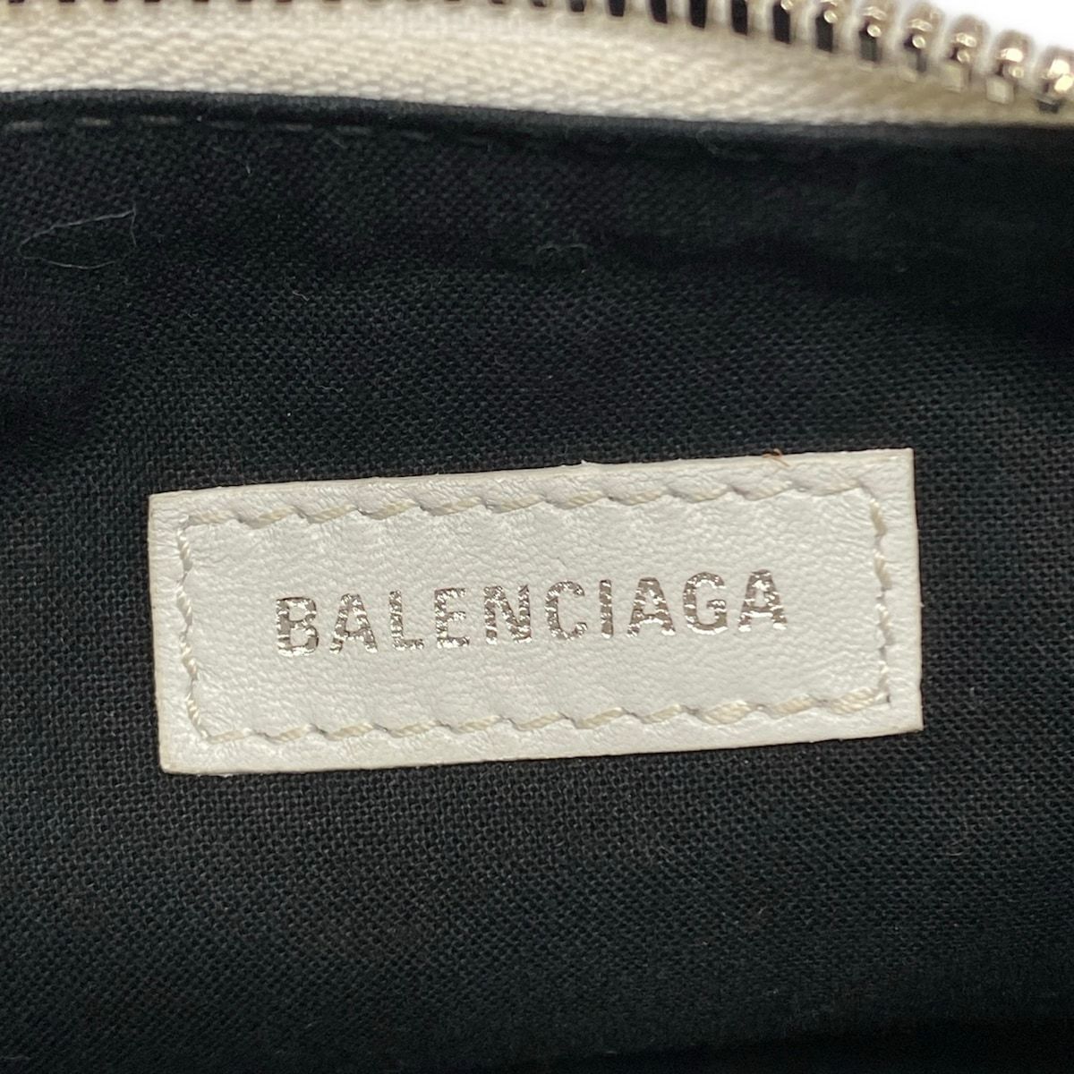 Balenciaga Shoulder Bag le Cagole XS White Leather — view 8