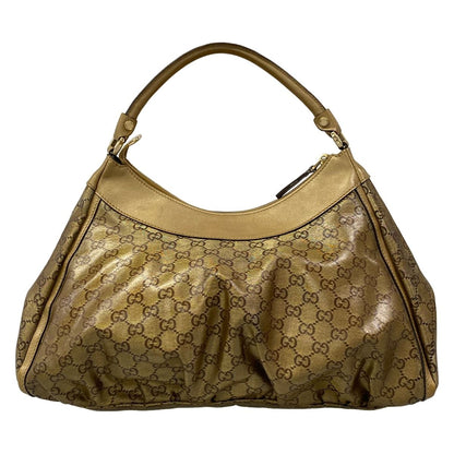 Gucci Shoulder Bag Abbey GG Pattern Blanc Leather — view 3