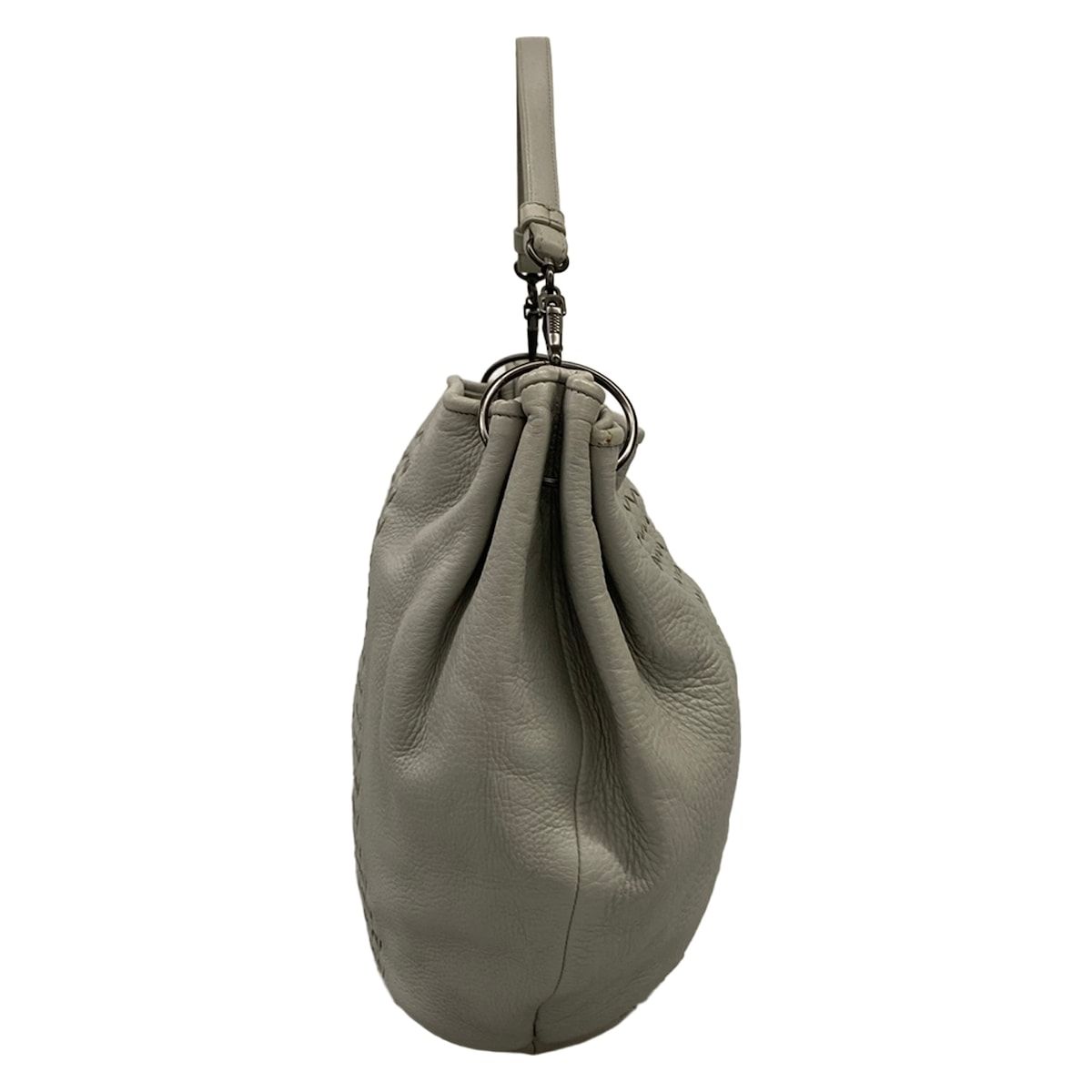 Bottega Veneta Handbag Cervo Light Gray Leather — view 4