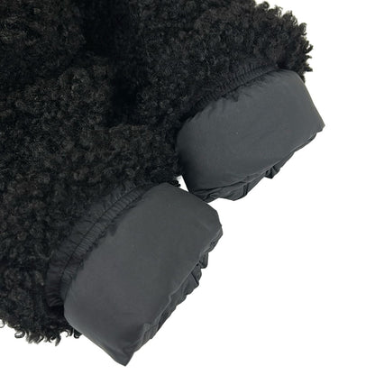Moncler Down Jacket 00 XS Bridoire Black Faux Shearling Winter — view 8