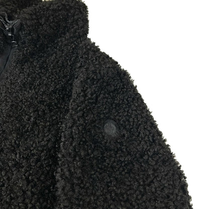 Moncler Down Jacket 00 XS Bridoire Black Faux Shearling Winter — view 6