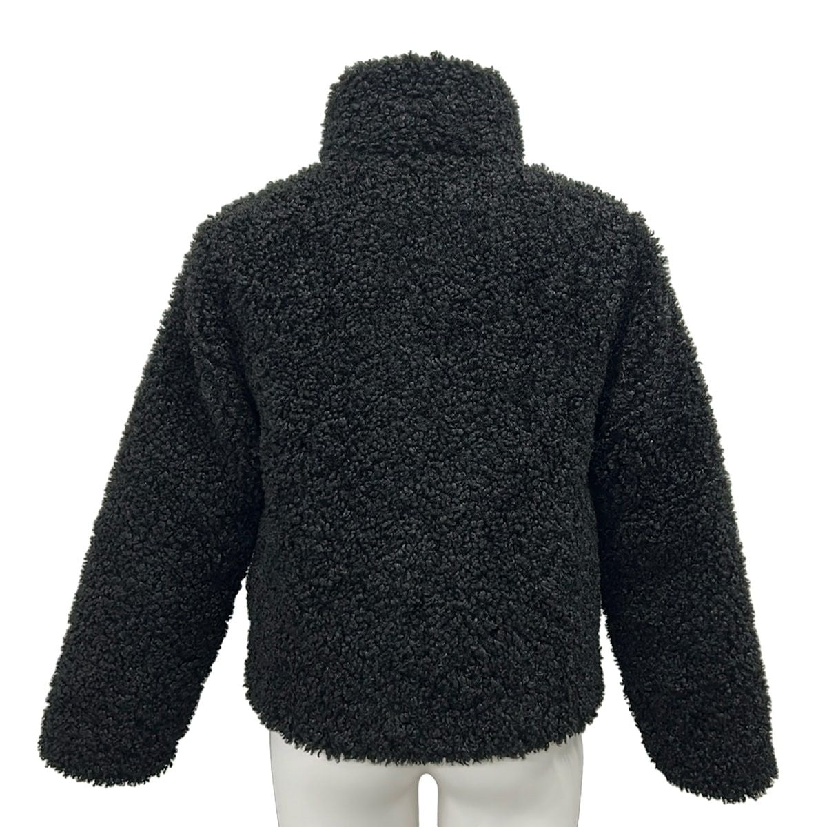 Moncler Down Jacket 00 XS Bridoire Black Faux Shearling Winter — view 2