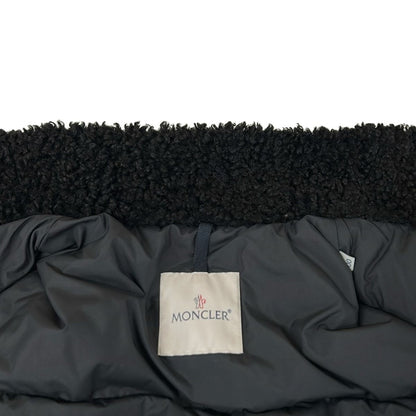 Moncler Down Jacket 00 XS Bridoire Black Faux Shearling Winter — view 9