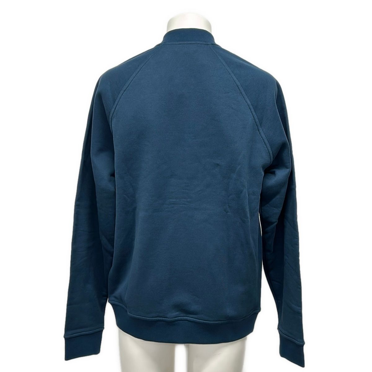 Hermes Jacket S Teddy Patch Indigo Long Sleeve Spring Autumn Crew Cell Cotton — view 2