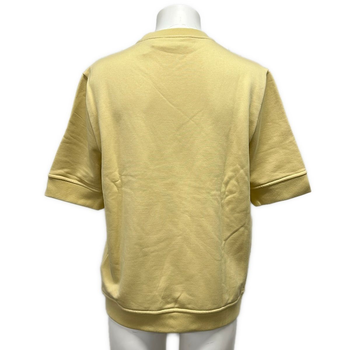 Hermes Short Sleeve T-Shirt S Round Neck Vanille Crew Cotton — view 2