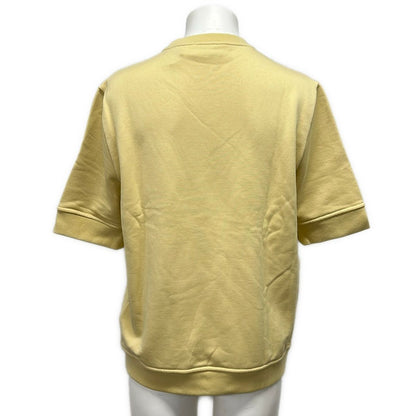Hermes Short Sleeve T-Shirt S Round Neck Vanille Crew Cotton — view 2
