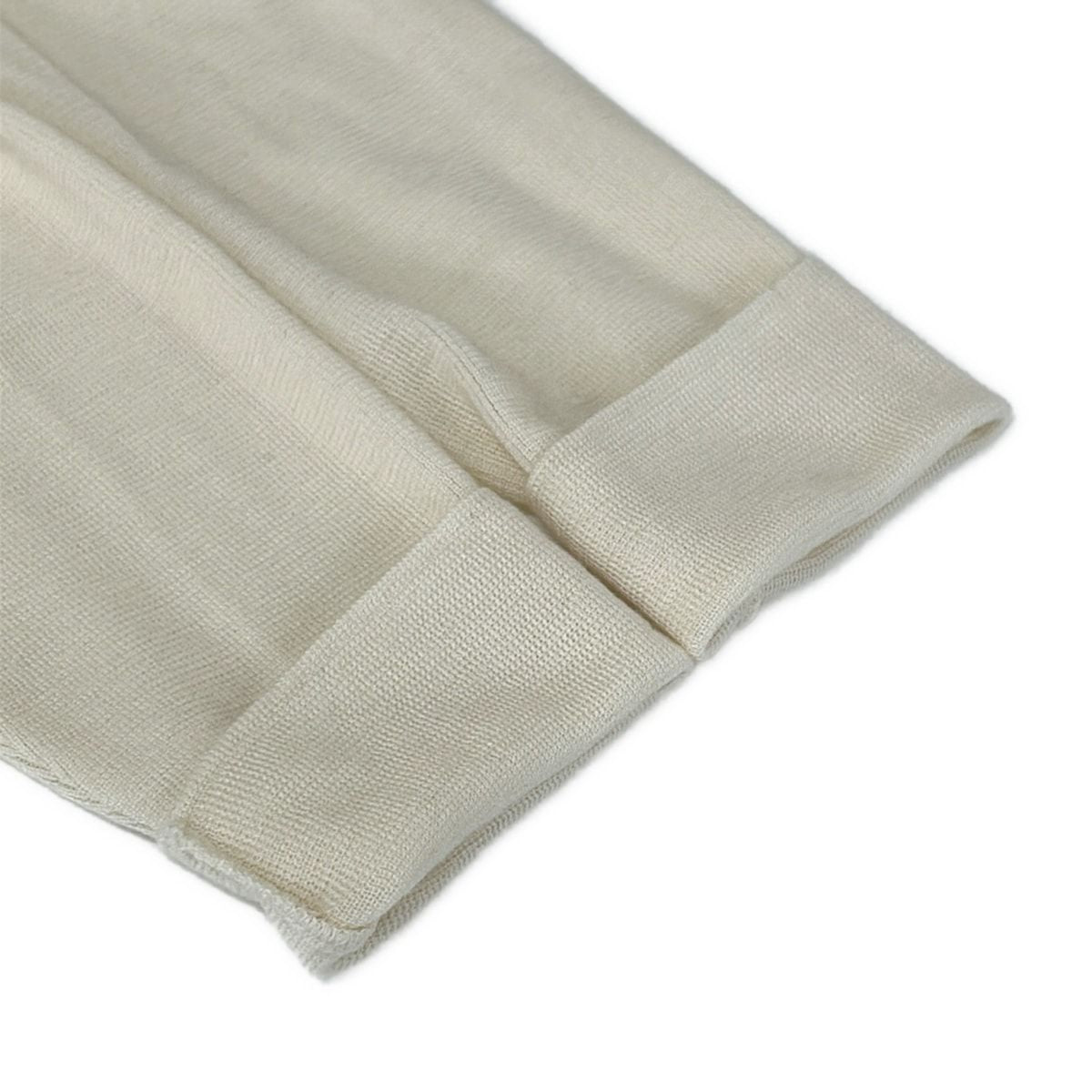 Chanel Long Sleeve Sweater 36 S Ivory Turtleneck Cashmere — view 7