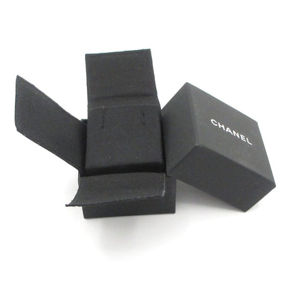 Chanel Earrings CC Logo Black Silver Bijou — view 7