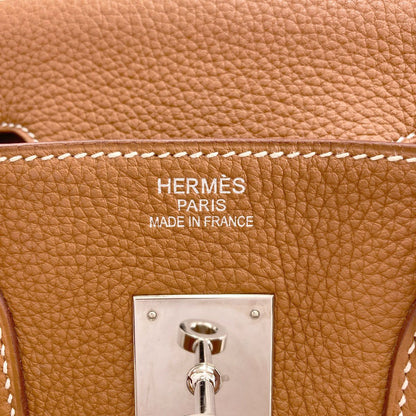 Hermes Birkin 35 Gold Silver Handbag Taurillon — view 6