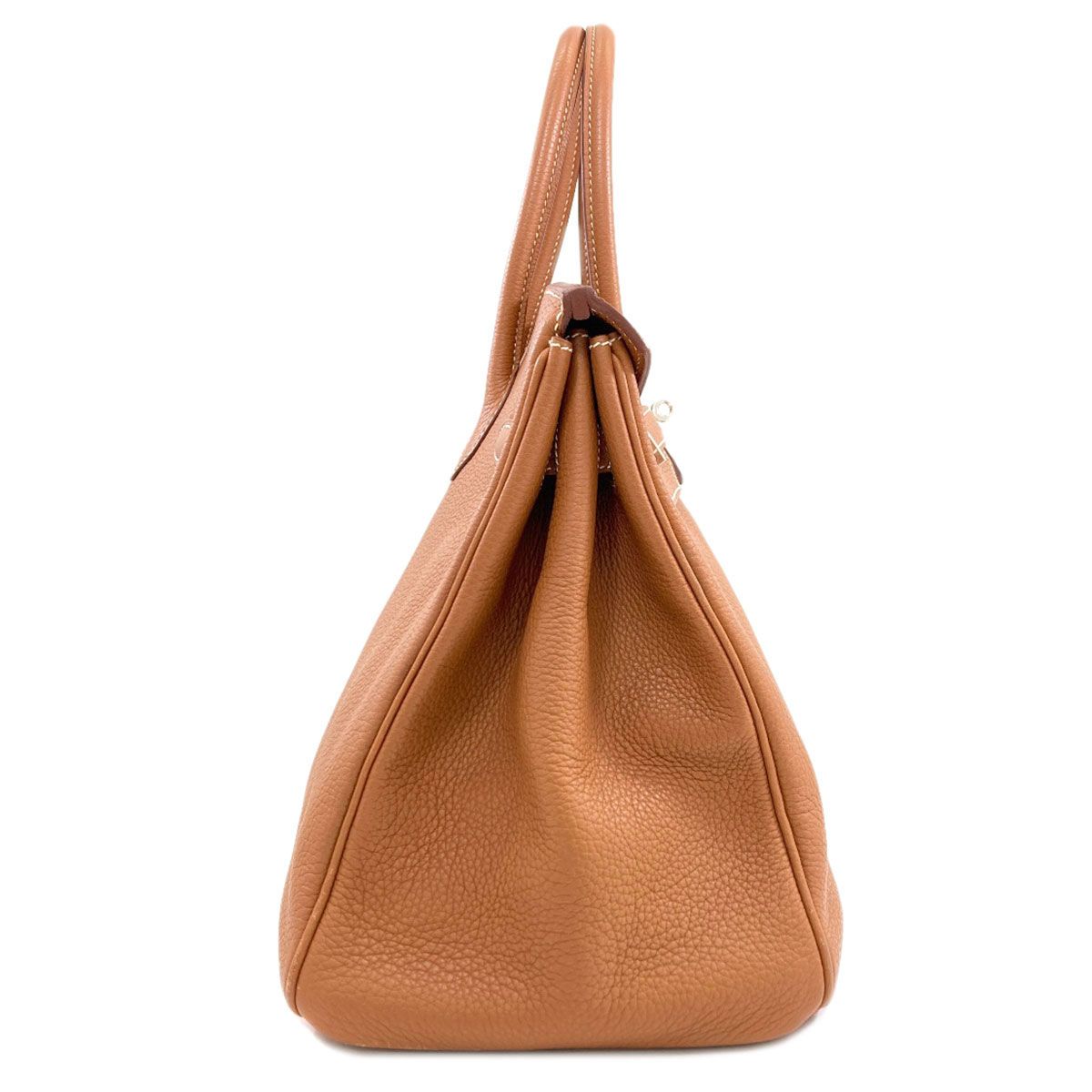 Hermes Birkin 35 Gold Silver Handbag Taurillon — view 3