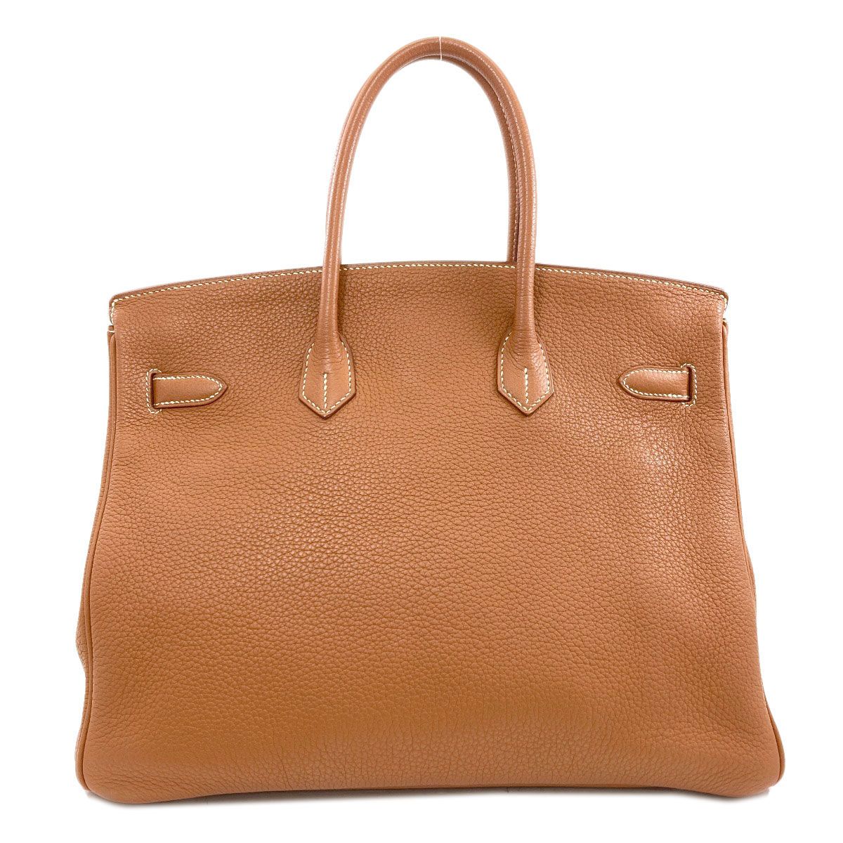 Hermes Birkin 35 Gold Silver Handbag Taurillon — view 2