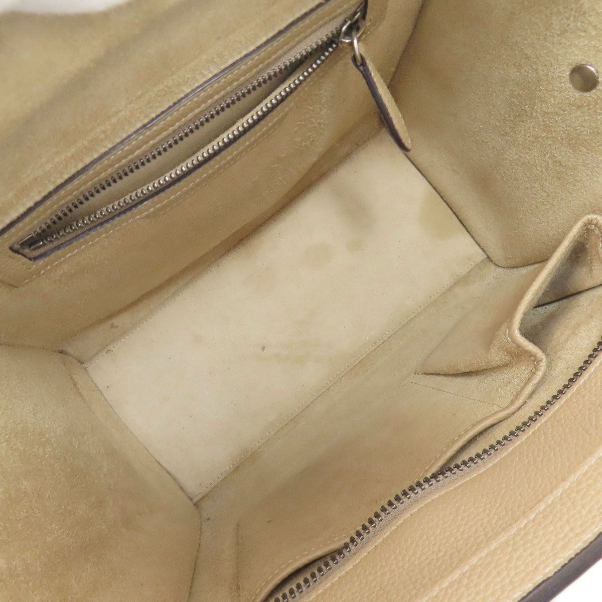 Celine Luggage Micro Handbag Calf — view 5