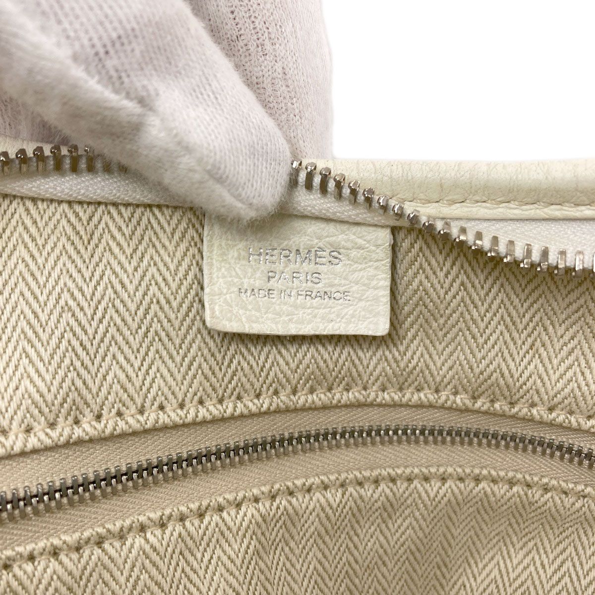 Hermes Gao Bag Shoulder Silver Bag Calf — view 6