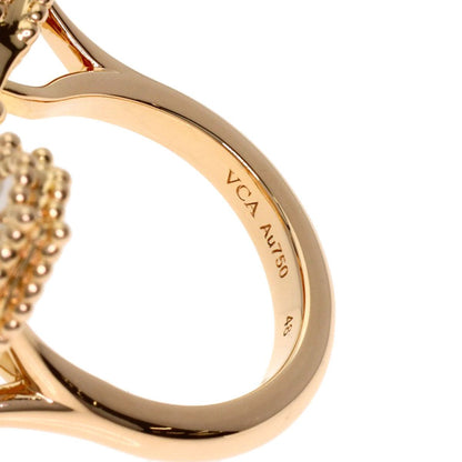 Van Cleef & Arpels Lucky Spring Entrelle Door 48 Ring 18k Pink Gold — view 5