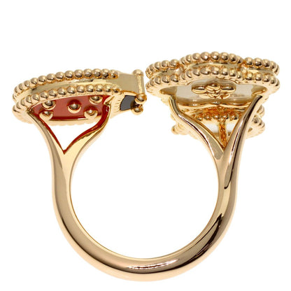 Van Cleef & Arpels Lucky Spring Entrelle Door 48 Ring 18k Pink Gold — view 4