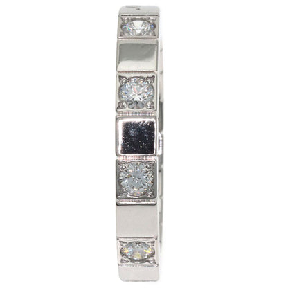 Cartier Lanier Half Diamond 49 Ring 18k White Gold — view 3