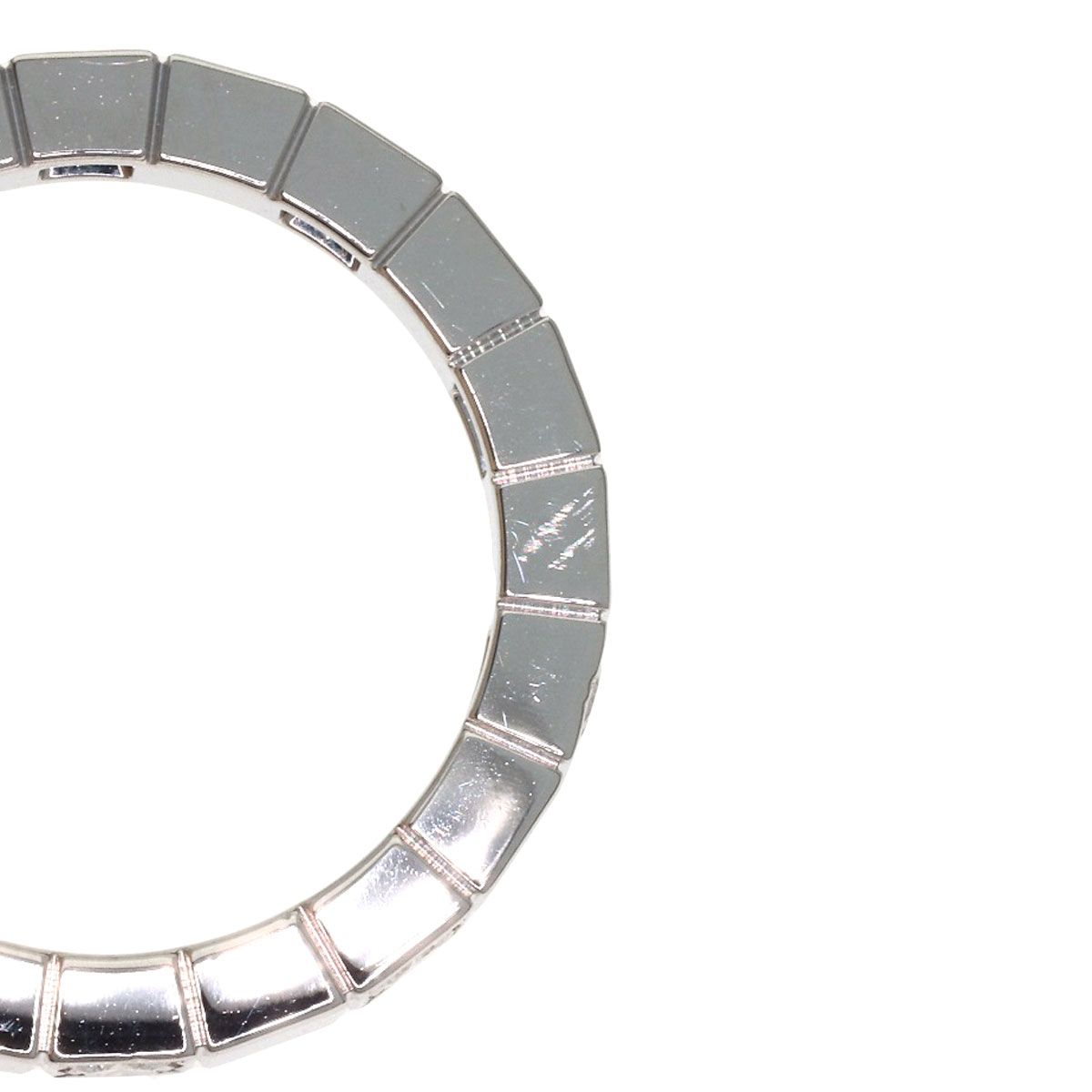 Cartier Lanier Half Diamond 49 Ring 18k White Gold — view 7