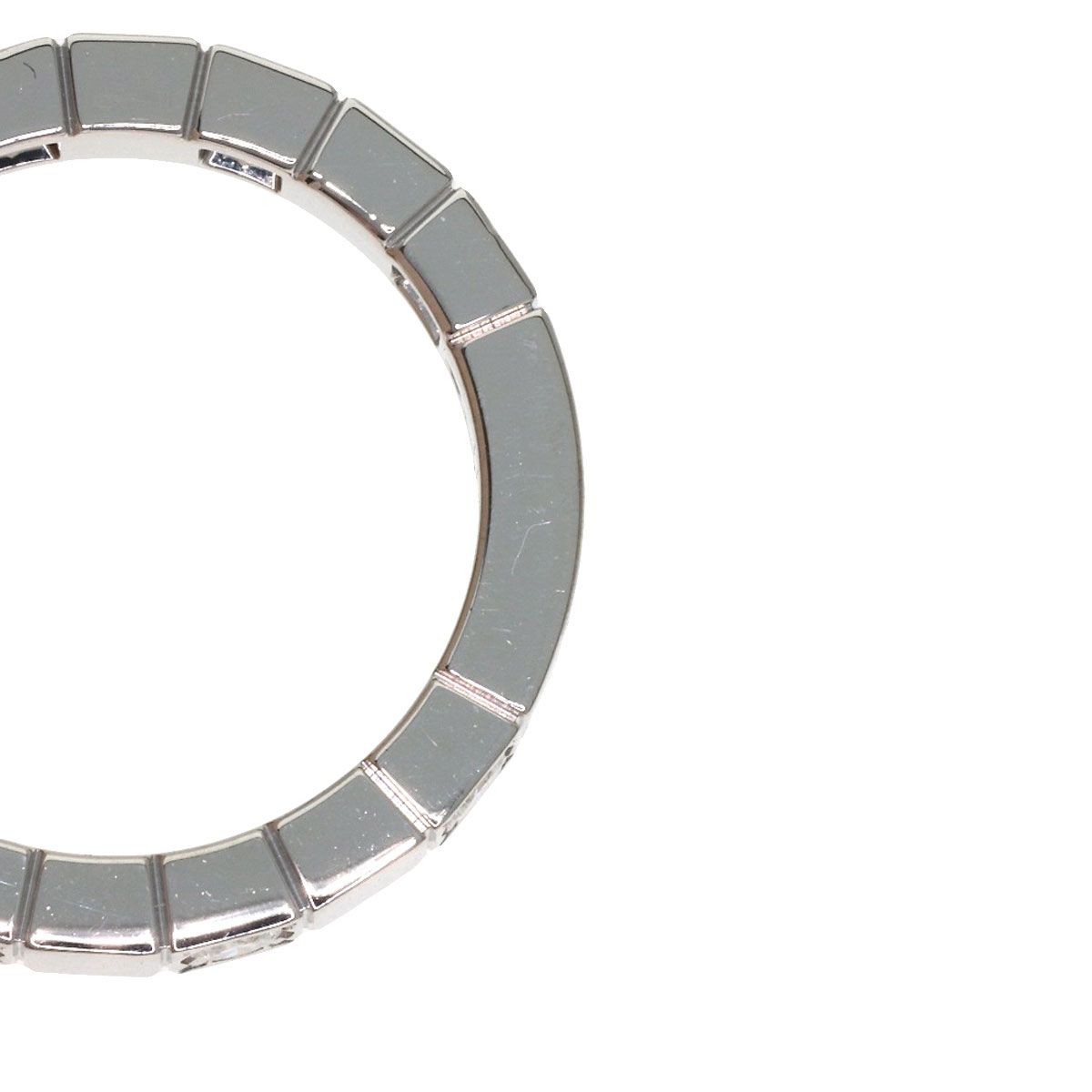 Cartier Lanier Half Diamond 49 Ring 18k White Gold — view 6