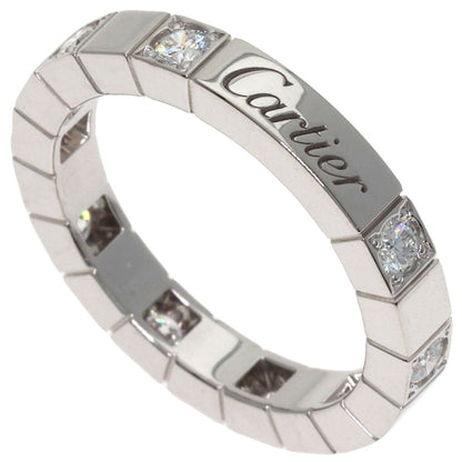 Cartier Lanier Half Diamond 49 Ring 18k White Gold