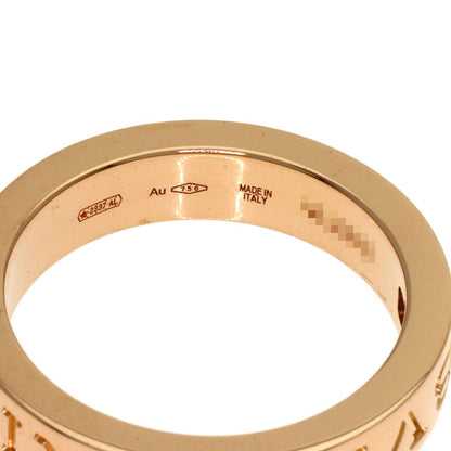Bvlgari Essential Band Diamond Ring 18k Pink Gold — view 5