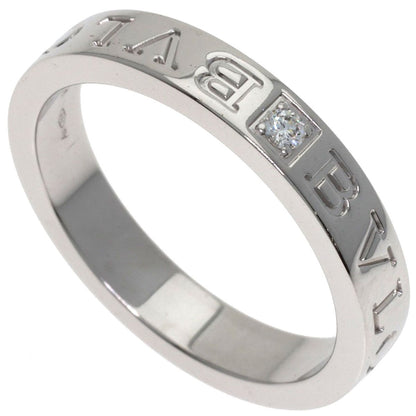Bvlgari Essential Band Diamond Ring 18k White Gold