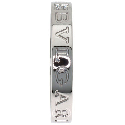 Bvlgari Essential Band Diamond Ring 18k White Gold — view 3