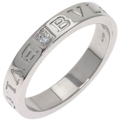 Bvlgari Essential Band Diamond Ring 18k White Gold — view 2