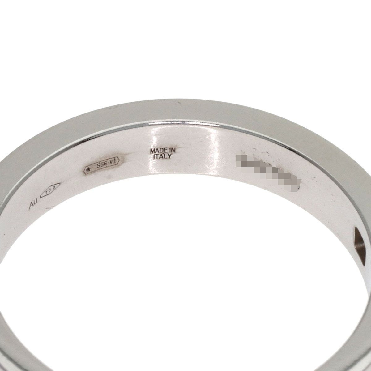Bvlgari Essential Band Diamond Ring 18k White Gold — view 6