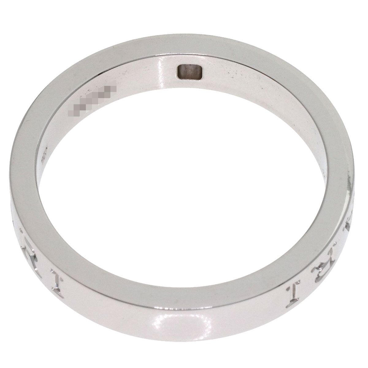 Bvlgari Essential Band Diamond Ring 18k White Gold — view 4