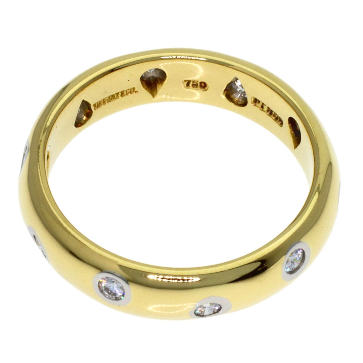 Tiffany & Co Dots Ring Diamond 18k Yellow Gold — view 4