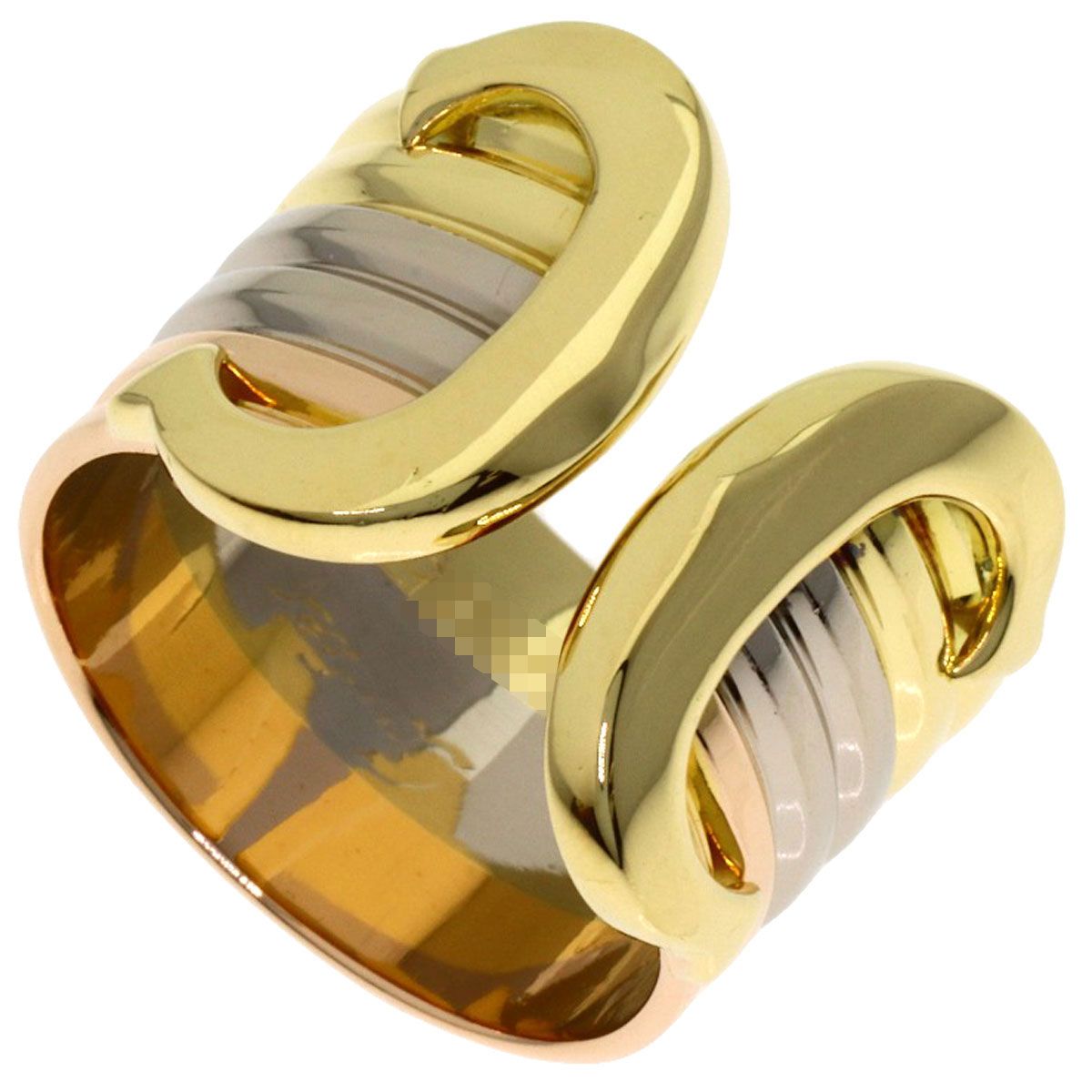 Cartier 2C LM 45 Ring 18k Yellow Gold 18k Pink