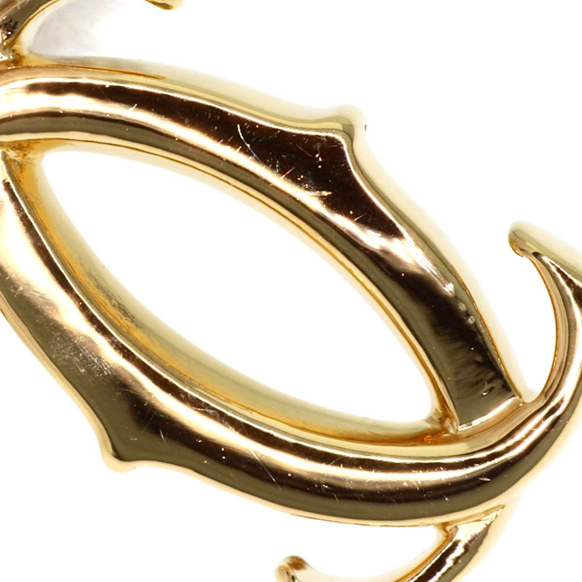 Cartier 2C Charm Pendant 18k Yellow Gold — view 5