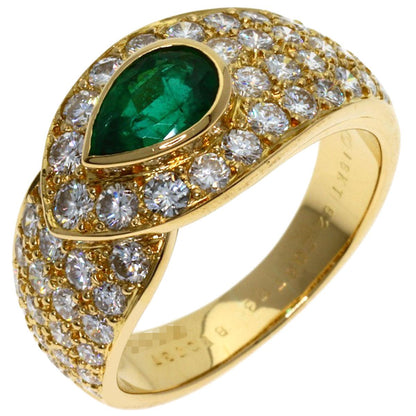 Van Cleef & Arpels Emerald Diamond 51 Ring 18k Yellow Gold — view 2