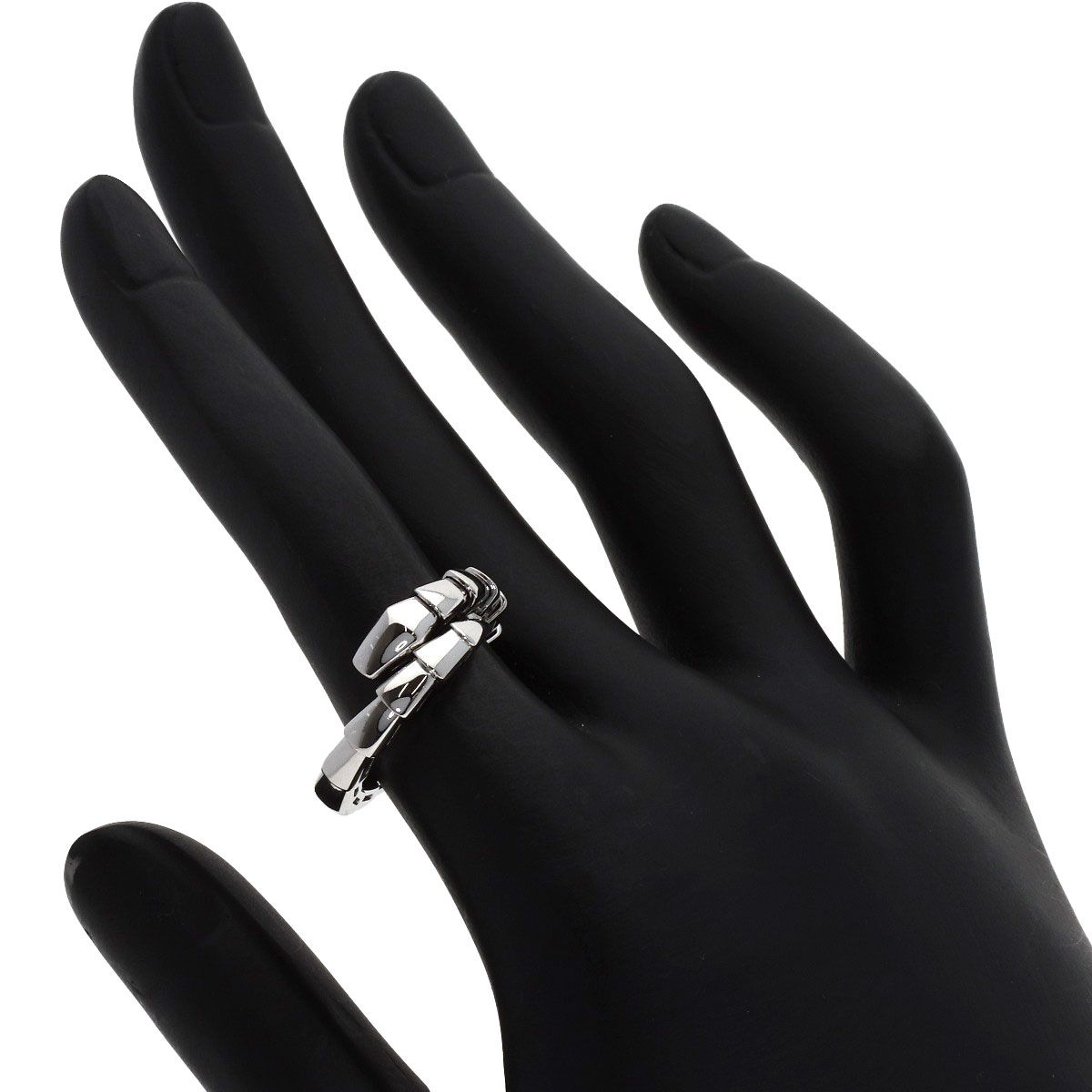 Bvlgari Serpenti Vipa-m Ring 18k White Gold — view 6