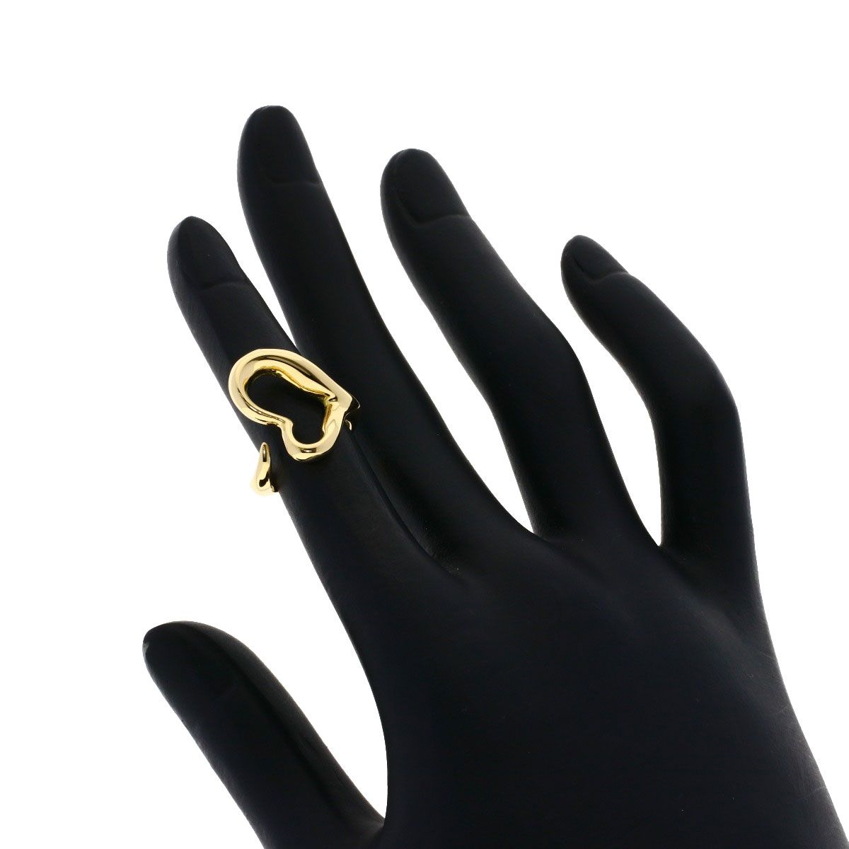 Tiffany & Co Open Heart Ring 18k Yellow Gold — view 7
