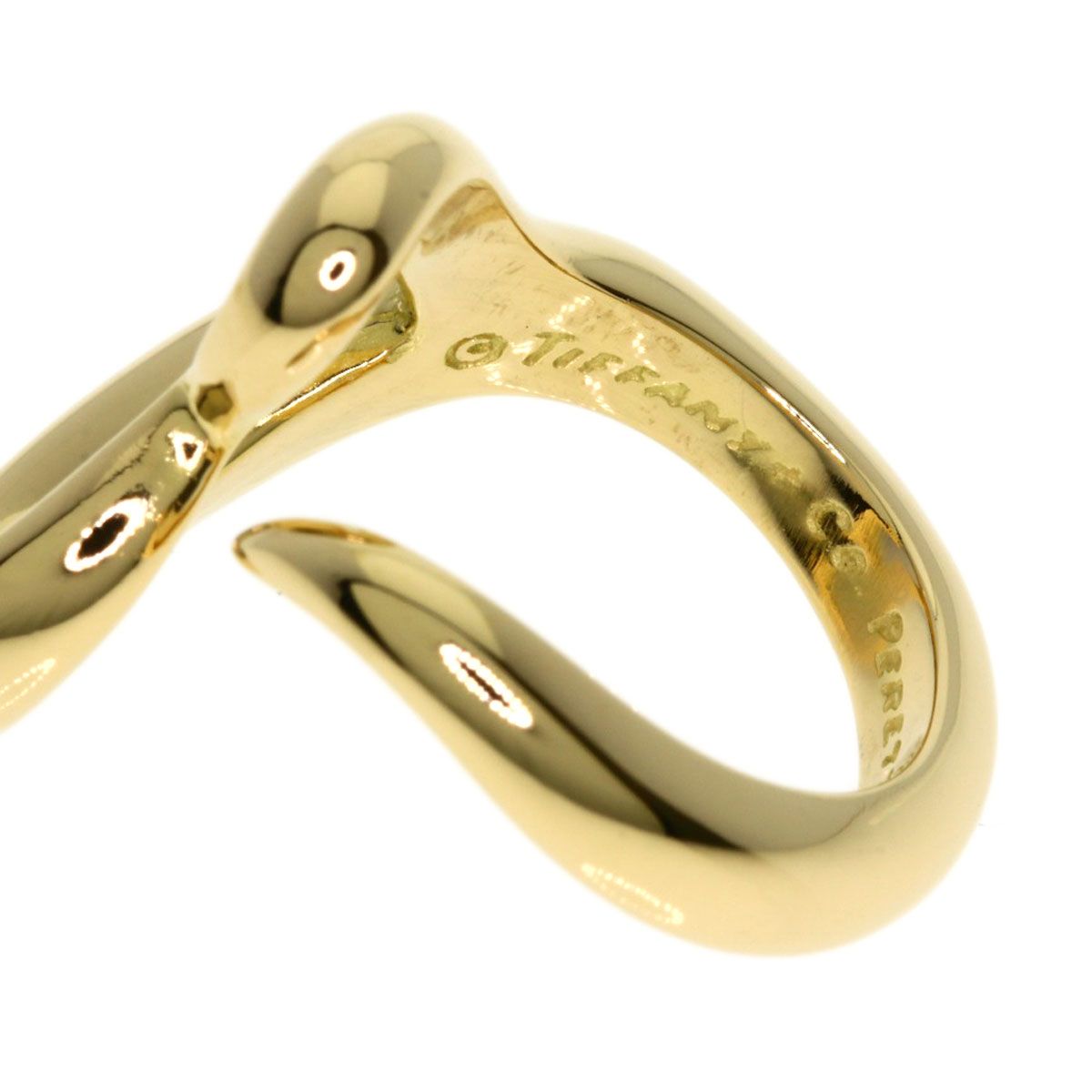 Tiffany & Co Open Heart Ring 18k Yellow Gold — view 5