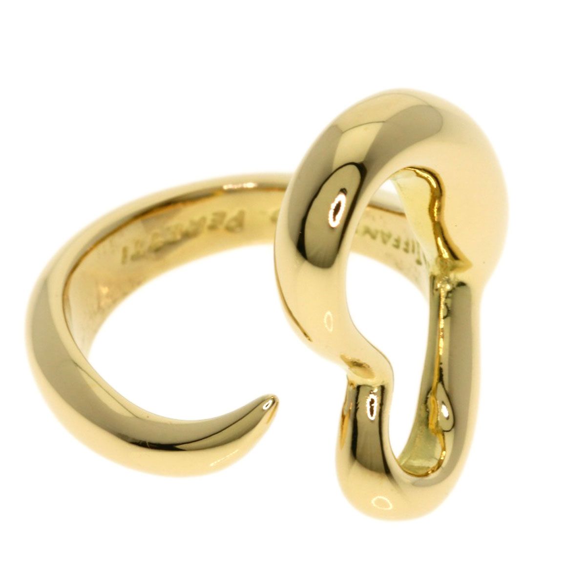 Tiffany & Co Open Heart Ring 18k Yellow Gold — view 8