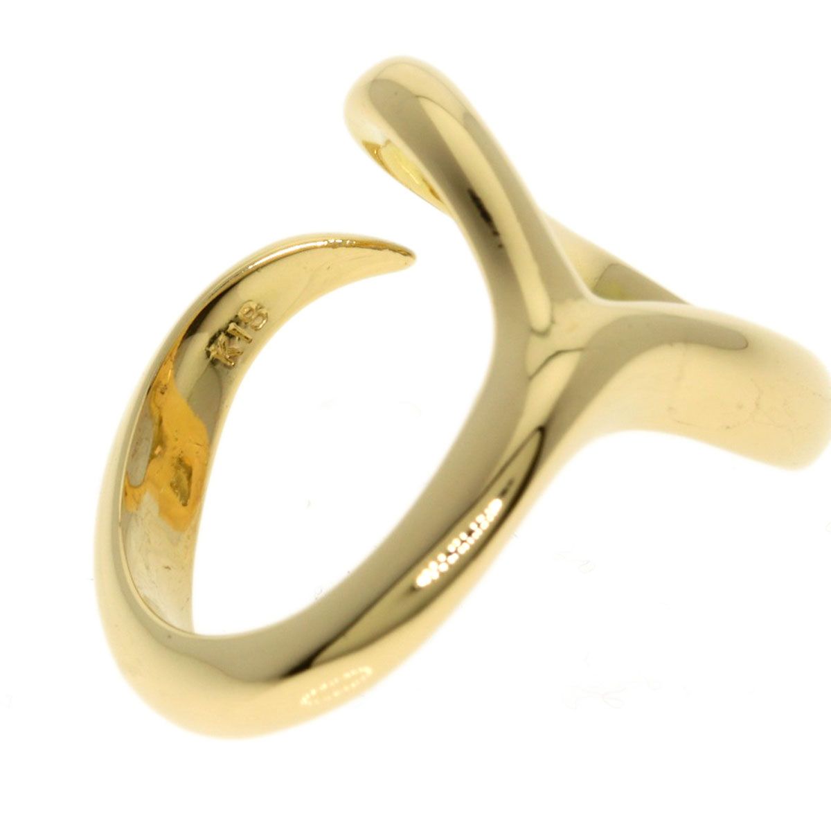 Tiffany & Co Open Heart Ring 18k Yellow Gold — view 6