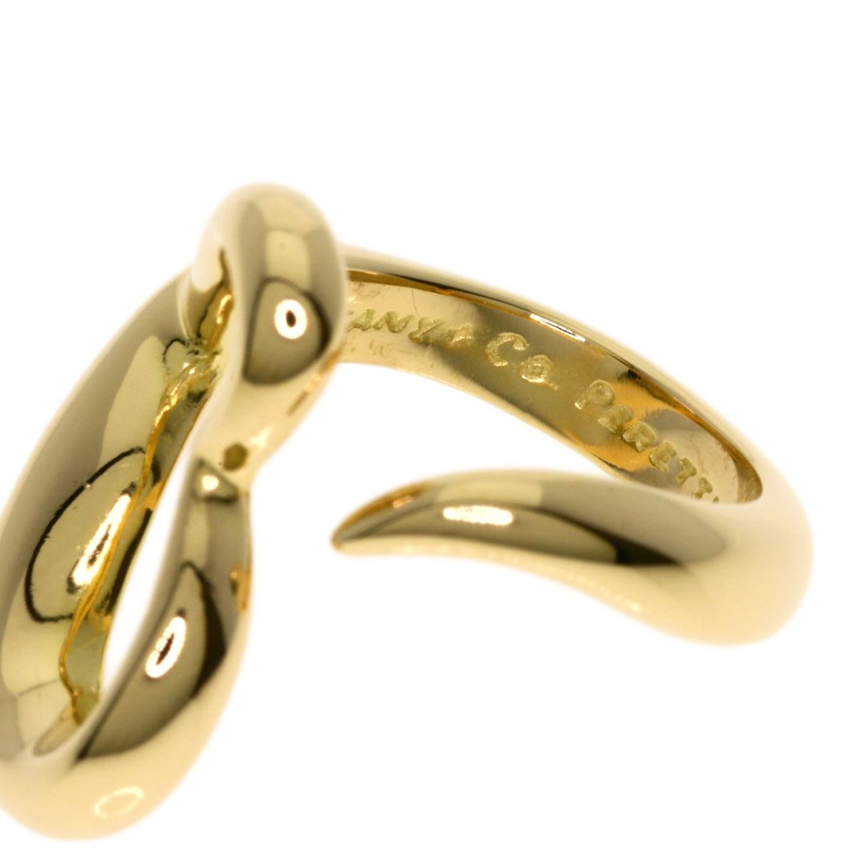 Tiffany & Co Open Heart Ring 18k Yellow Gold — view 4