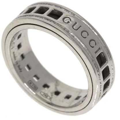 Gucci Scroll Ring 18k White Gold