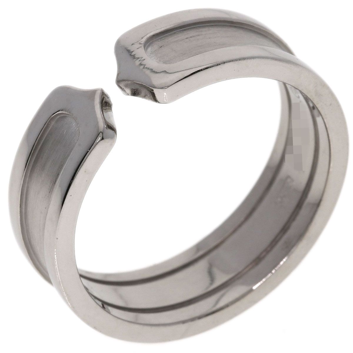 Cartier 60 Ring 18k White Gold — view 2
