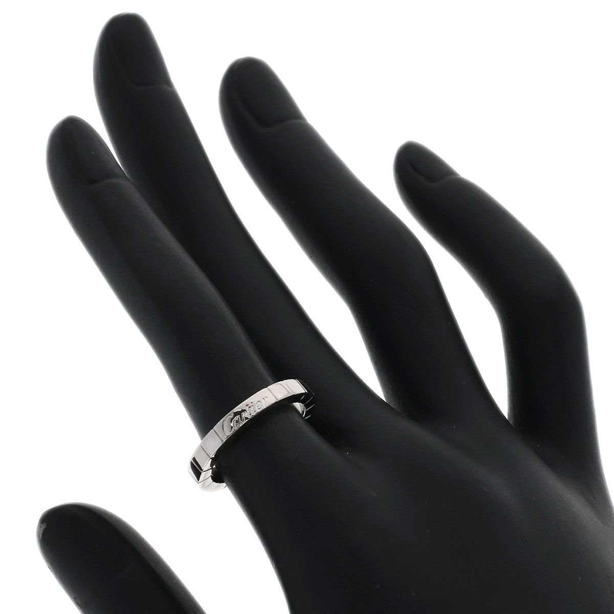 Cartier Lanier 50 Ring 18k White Gold — view 5
