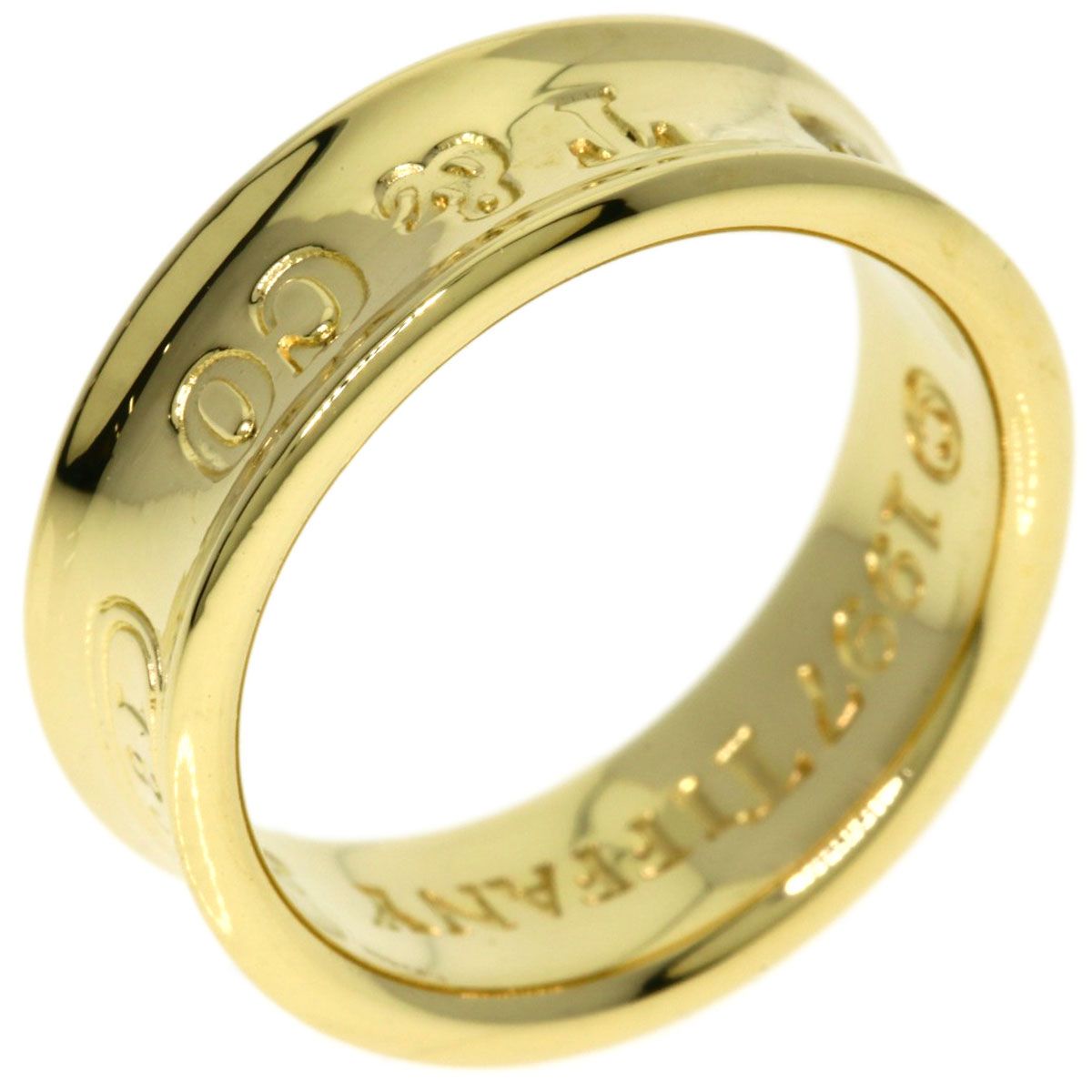 Tiffany & Co Narrow Ring 18k Yellow Gold — view 2