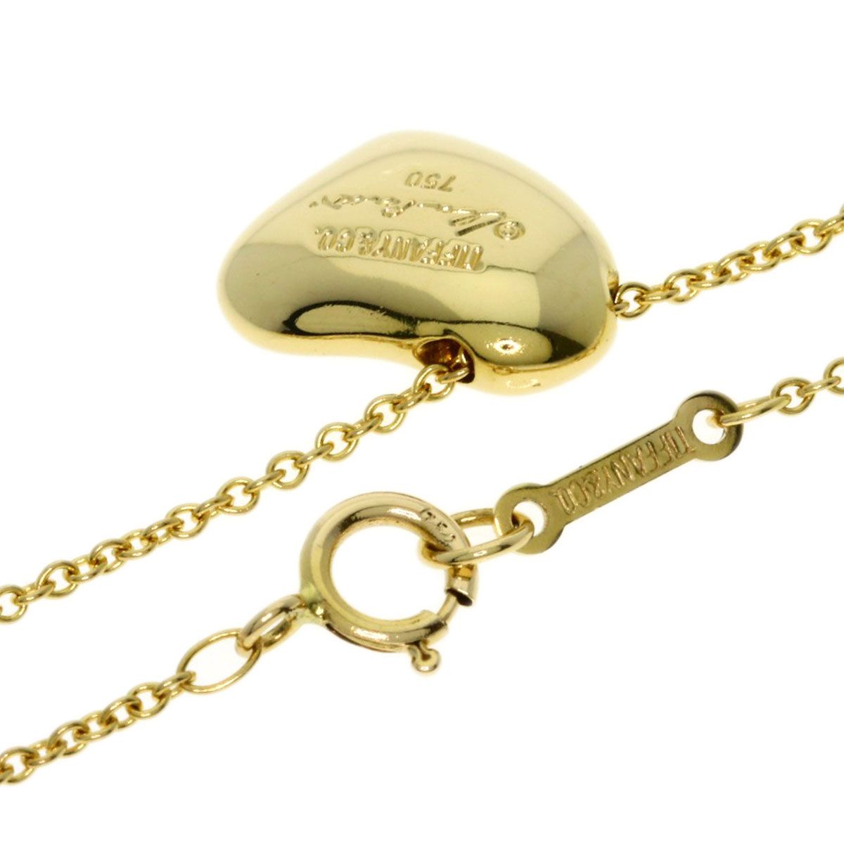 Tiffany & Co Full Heart Necklace 18k Yellow Gold — view 2